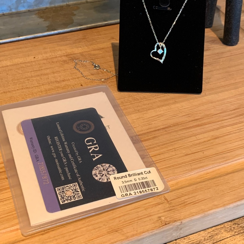 Silver Heart Pendant Necklace